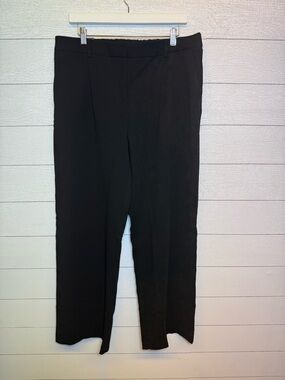 DKNY Women's Black Wide Leg Pants Size 14 NWT